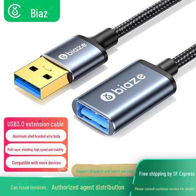 Câble d'extension USB 3.0 mâle vers femelle Biaz pour transfert de données à haute vitesse