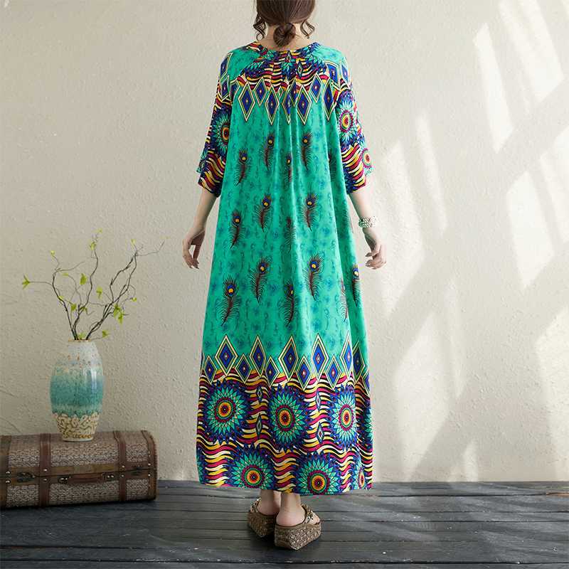 Summer Ethnic-style Dress and Robe