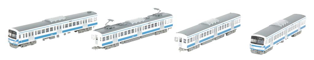 Railway Collection Iron Collection Seibu New 101 Series Car Izu Hakone Railway 100th Anniversary Collaboration Colored Train Set Diorama Supplies