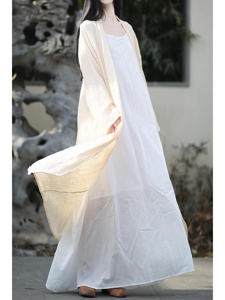 Retro Zen Belted Cardigan: Literary Style, Sun Protection, 3 Colors.