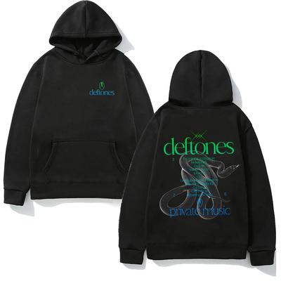 Prywatna Ścieżka Muzyczna Bluza z Kapturem Deftones Ten Sam Styl Co Piosenkarz Wysoka Jakość Harajuku Bluza z Kapturem Polarowa Wygodna Bluza z Kapturem