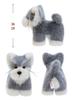 Mengbang Schnauzer Plush Dog Toy - Soothing Doll for Kids' Birthdays