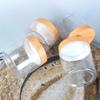 Face Cream Storage Jar Plastic Jars Round Clear Cosmetic Container with Lids, Eternal Moment Slime Jars Travel Storage