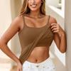 Women's Camisole With Bottom And Chest Pad, Sexy Oversized Underwear With Chest Pad