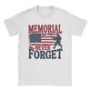 Casual Memorial Day Patriot Tshirts For Unisex Unisex Crew Neck Cotton T Shirts Forever Remember Short Sleeve Tees Graphic Tops