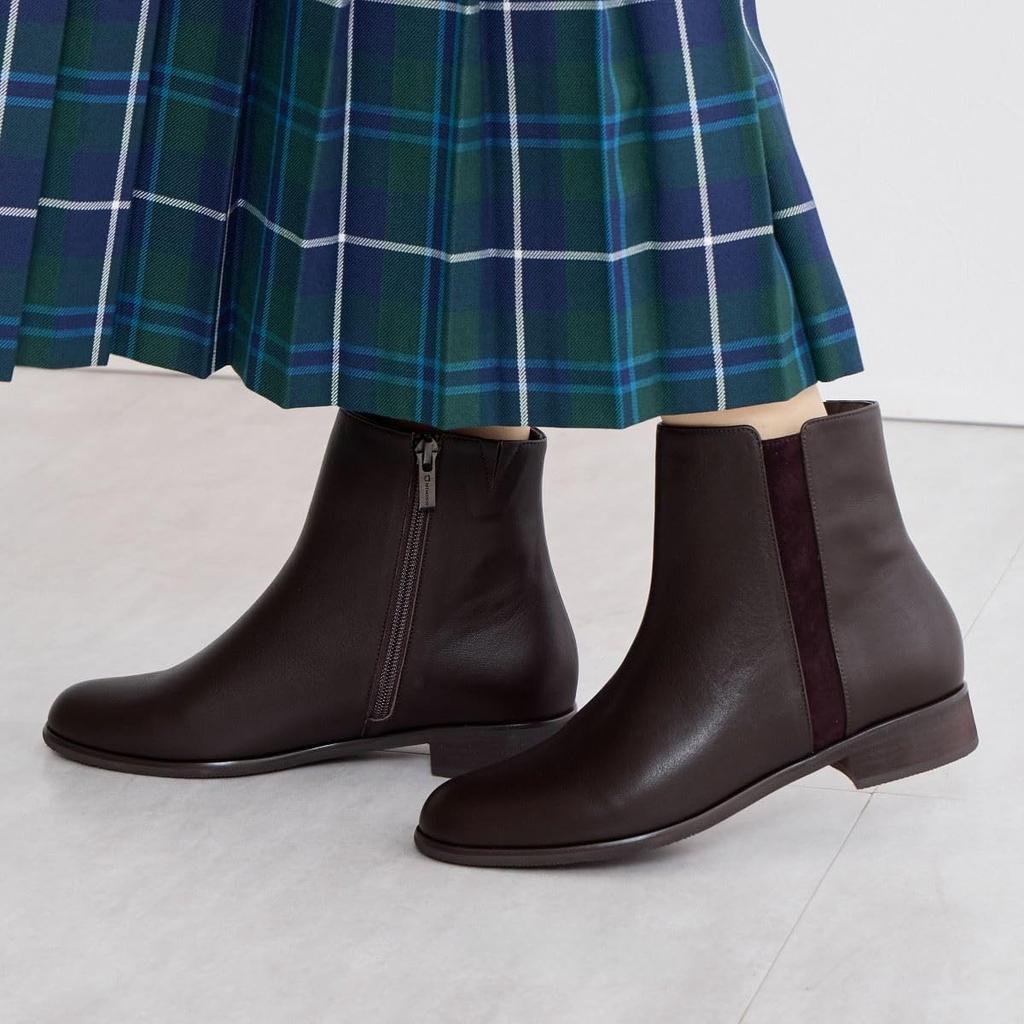Design Brown 265 HIMIKO/Himiko/Side-switched boots/641423D