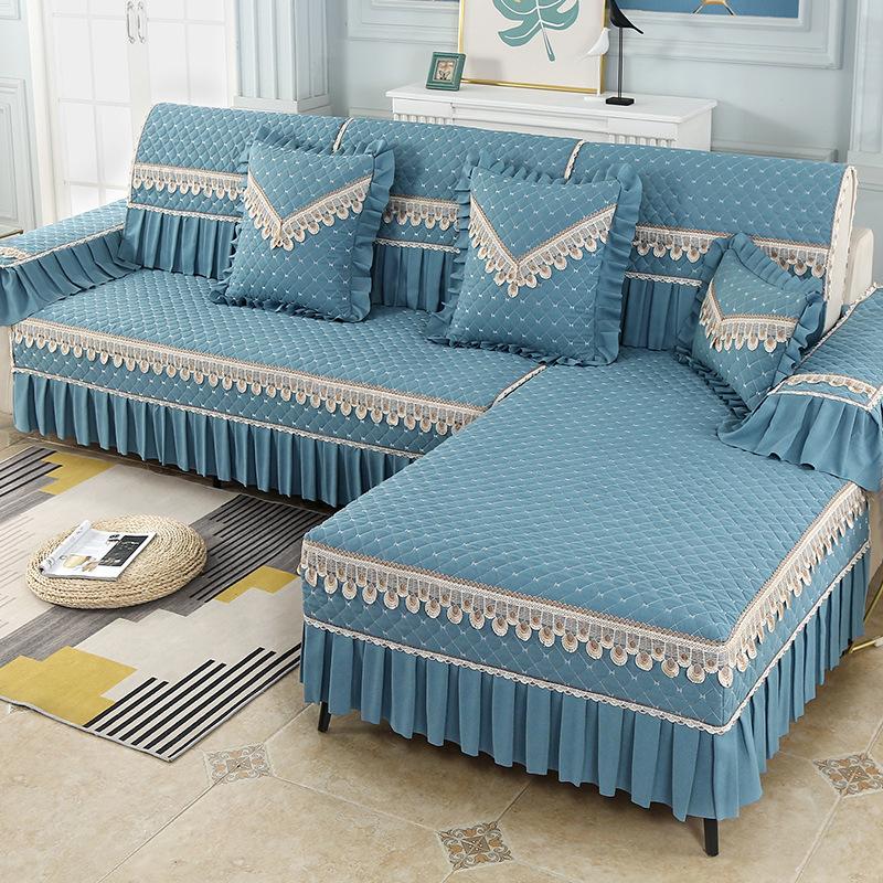 

Универсальный чехол для диванной подушки из синели, нескользящий чехол на сиденье, защищающий от кошачьих царапин, Home Four Seasons 90cm 90cm for One P