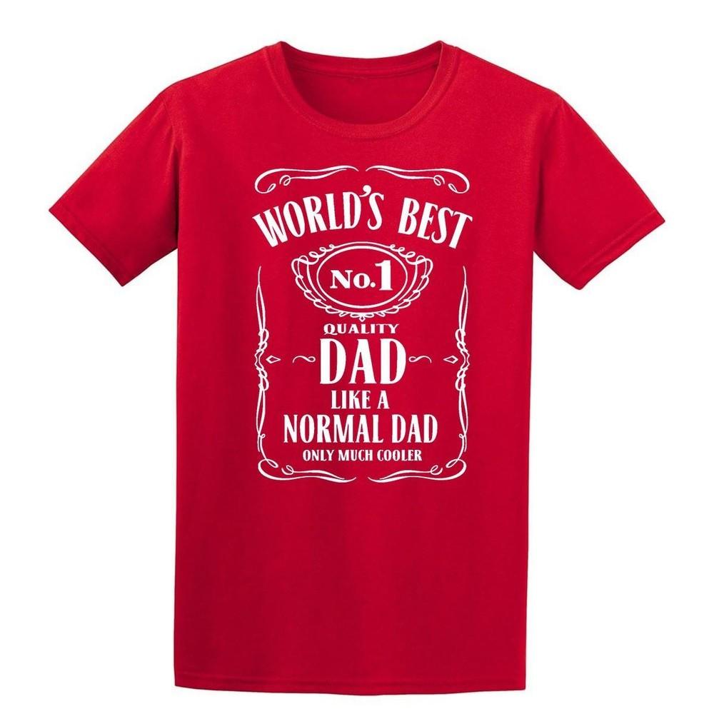 Worlds Best Dad No1 Unisexs Tshirt Gift For Dad Fathers Day Present Tshirt Top S