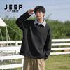 JEEP SPIRIT Herrtröja med lång ärm, falsk tvådelad