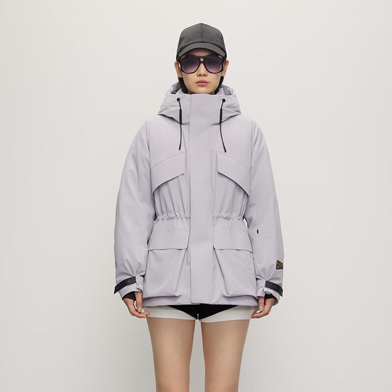 GaoFan Wind Shell Black Gold Goose Down Jacket (Yang Mi Style)