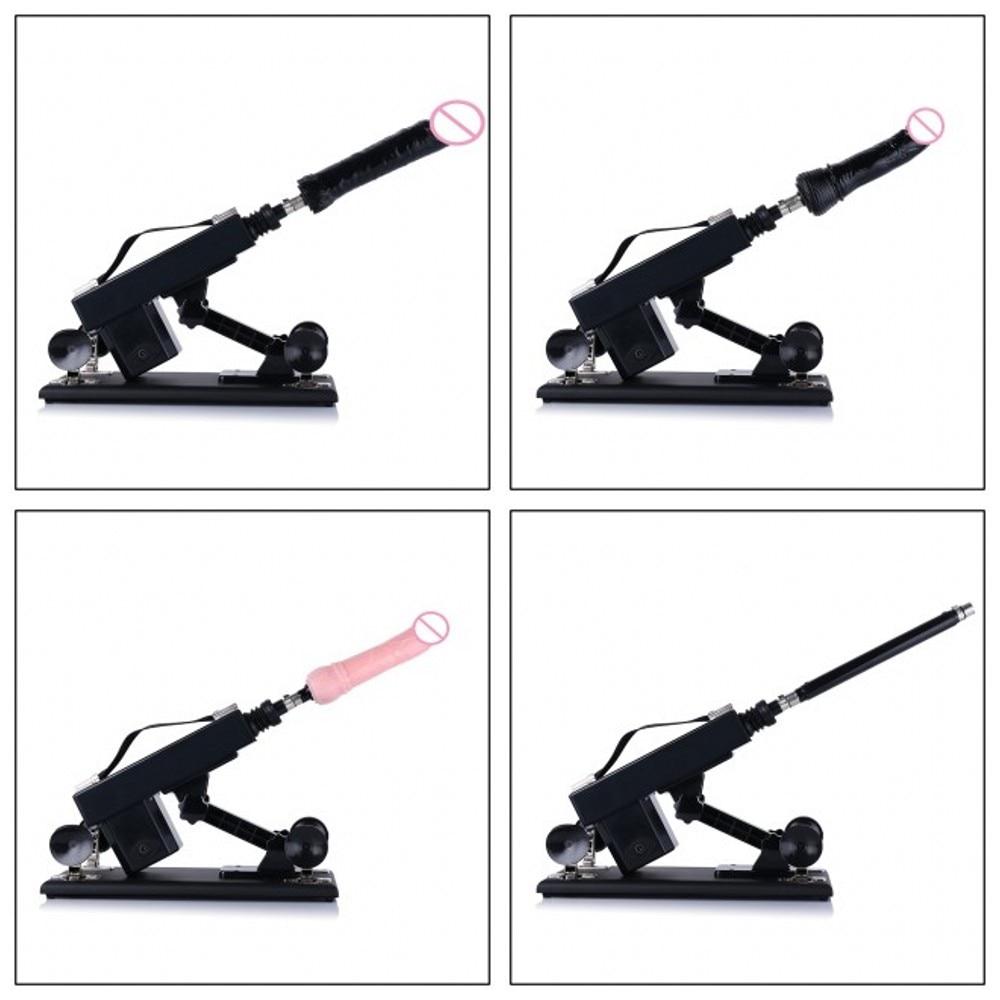 A2 Automatic Sex Machine 26Cm Inch 3 Huge Realistic Dildos Attachments Sex Machines