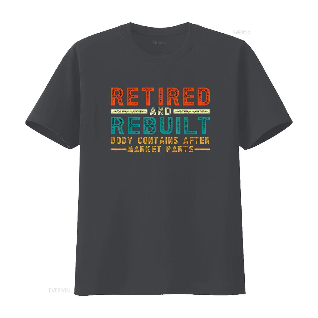 Ausgemusterter und überholter Körper enthält Aftermarket-Teile Titan T-Shirt vintage gewaschen Grafik Stilvoll Vielseitig Atmungsaktiv Unisex
