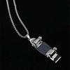 Scooter Pendant Necklace Titanium Steel Chain Sweater Chain Men's Necklace Ladies Necklace