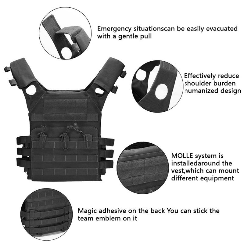 Ultra lightweight structure | MOLLE global expansion | MOLLE Magic Sticky dual system outdoor training vest