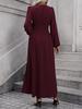 Women's High Slit Lantern Sleeve Dress - Fall/Winter Collection