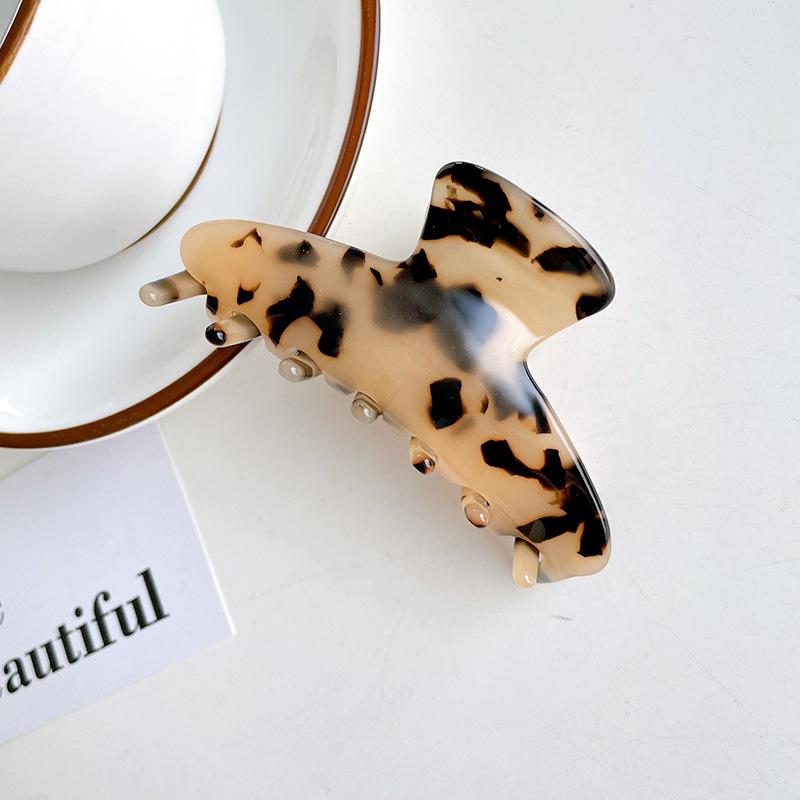 Contemporary Acetate Hair Claw Clip For Women Perfect For Stylish Everyday Hairdos