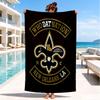 Who Dat Nation Football Beach Towel, Microfiber Beach Towel, Perfect For Pool, Beach, Travel, Home Decor Beach Party Fan gifts