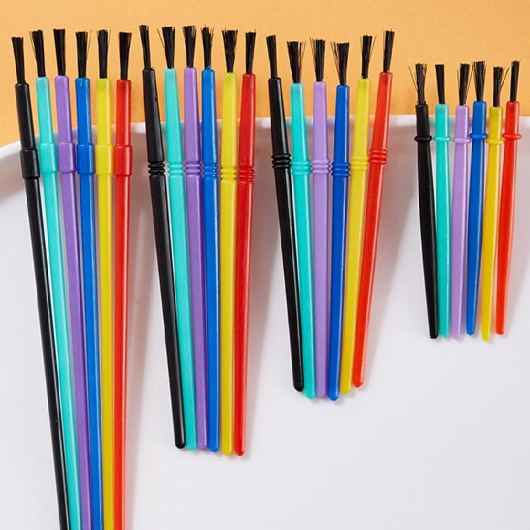 50 Pcs Nylon Hair Paint Brushes Art Supplies Small Watercolor Painting Brushes Set for Adult Students