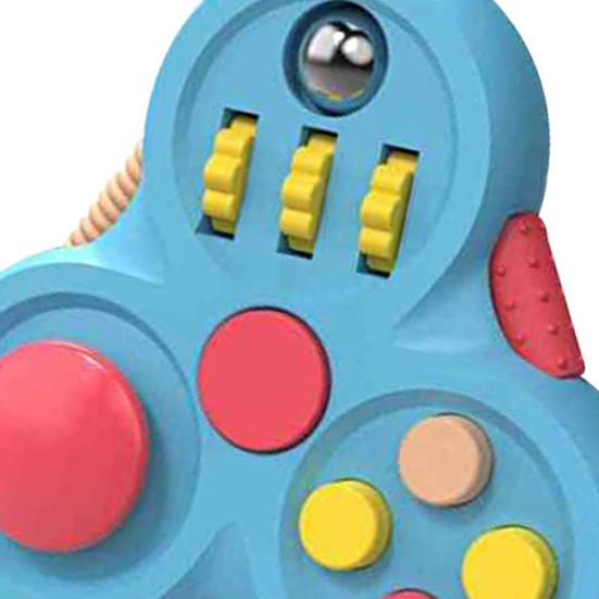Fidget Pad Protiskluzová multifunkční plastová hračka Fidget Controller pro úlevu od úzkosti