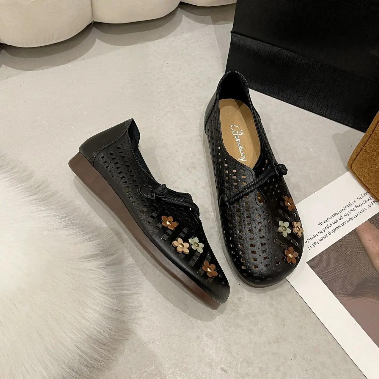 Женская летняя обувь на плоской подошве — фото 6