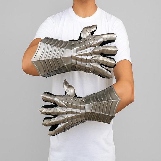 Medieval Nazgul Gloves Set Pair Of Gothic Gauntlet Gloves Halloween Costume Role Play Cosplay Costume Gauntlets