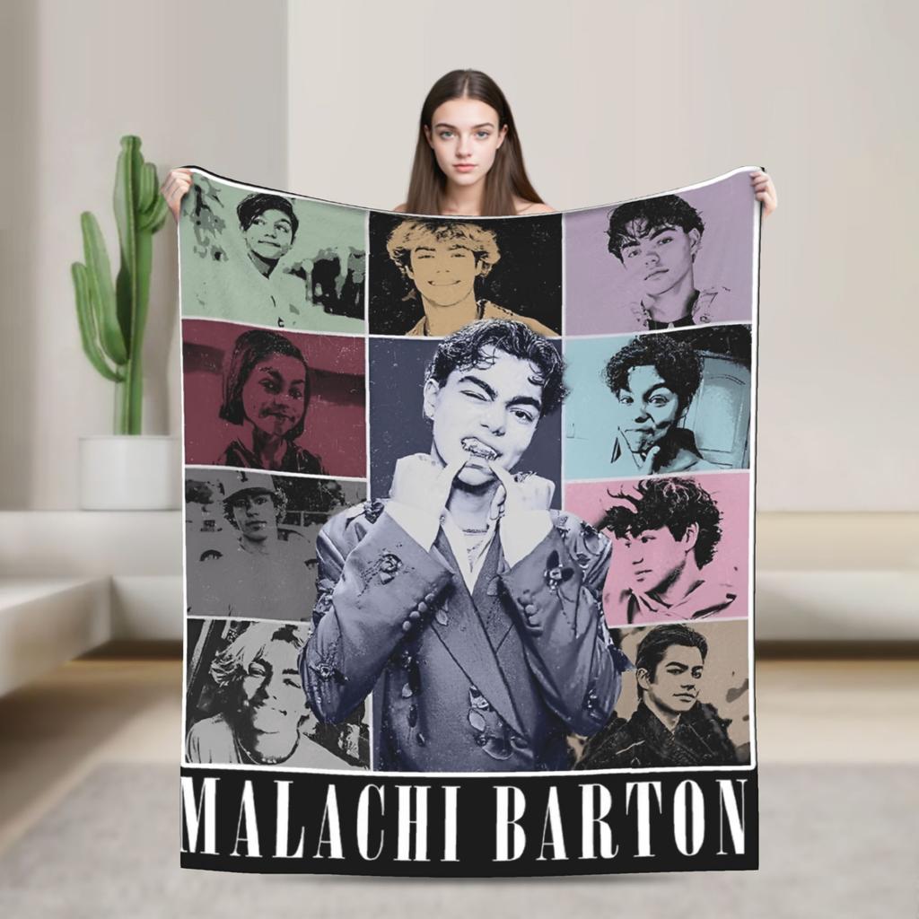 Malachi Barton Soft Blanket  Kids Adult Plush Throw Blanket Novelty Couch Bed Flannel Bedspread Sofa Bed Cover