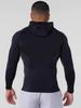 YOUNGLA Men's Tight Hooded Quick-Dry Long Sleeve T-shirt for Running, Sports, Fitness, and Training