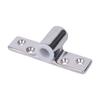 Side Mount Oarlock Socket Bracket 316 Stainless Steel Boat Hardware with Round Socket Base and Four Hole Mount for Marine Maintenance