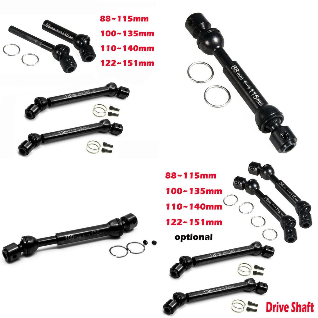 Premium Steel Center Drive Shafts For Axial Scx10 D90 1/10 Rc Crawlers