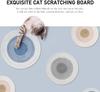 Cat Scratching Pad 14 Inch Round 36cm Diameter 2mm Thickness Gray Blue Brown Cotton Thread Cat Floor Scratcher Mat Rug for