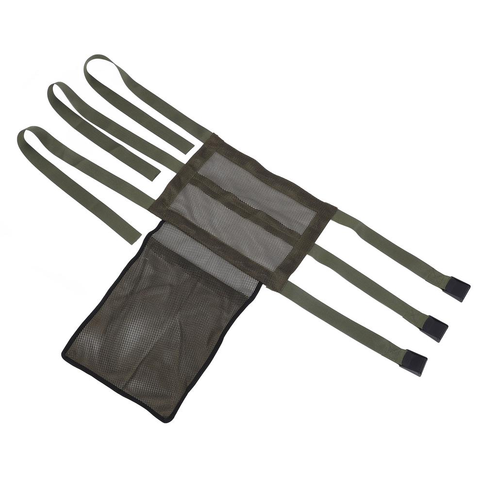 Treestand Seating Mesh Fabric 3 Locking Buckles Tree Stand Seating Replacement with Storage Pouch