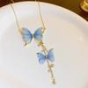 French Vintage Baroque Pearl Necklace Summer Niche Premium Sense Clavicle Chain Light Luxury Versatile Necklace Women