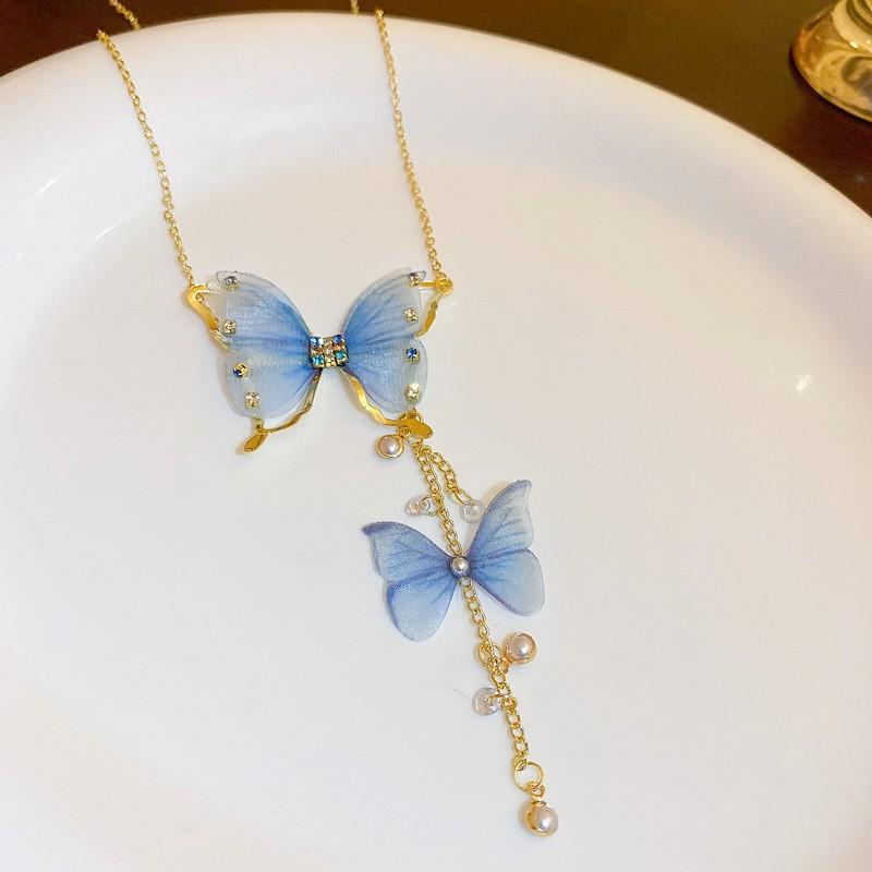 French Vintage Baroque Pearl Necklace Summer Niche Premium Sense Clavicle Chain Light Luxury Versatile Necklace Women