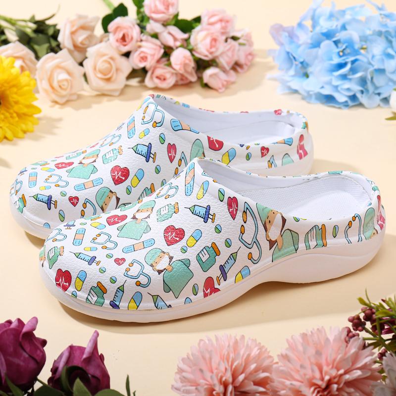 Atrego Krankenhaus Chirurgische Medizinische Hausschuhe Damen Arzt Eva Rutschfest Krankenschuhe Pflege Clogs Spa Schönheitssalon Schuhe Slipper Kochschuhe