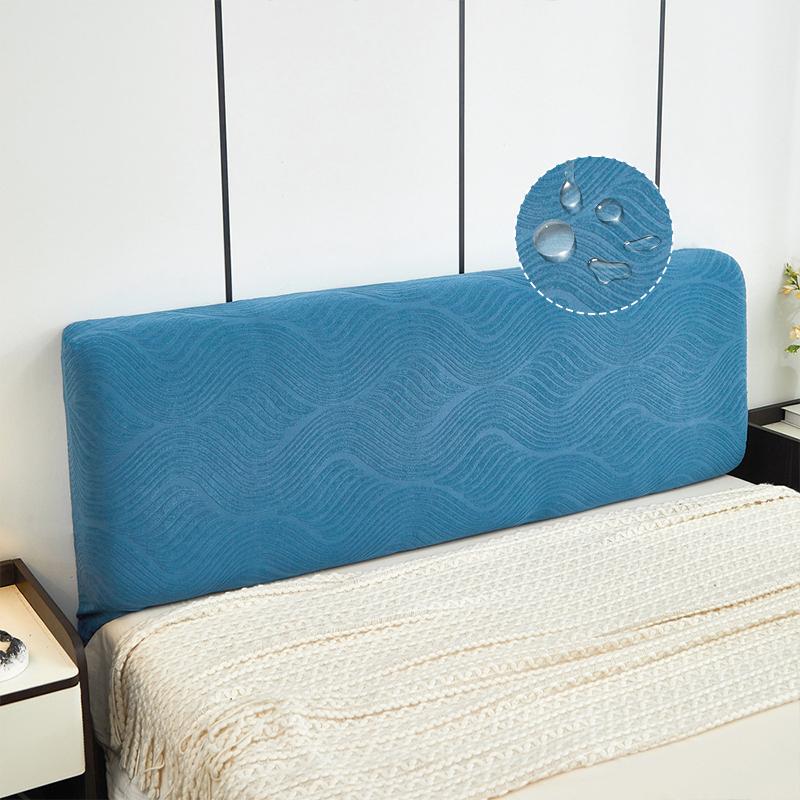Stretch Bed Headboard Cover Elastic All-inclusive Bed Head Cover Jacquard Headboard Cover Dustproof Bedroom Bedhead Cover