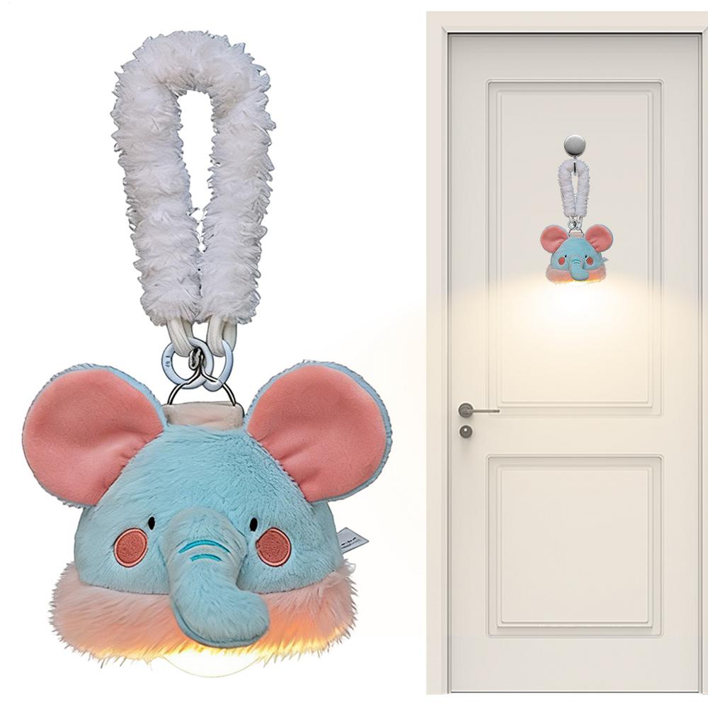 Night Light For Kids Wall-Mounted Plush Warm Lamp Animal Shape Cordless Soft Night Light For Kids Children Girls Home Bedroom