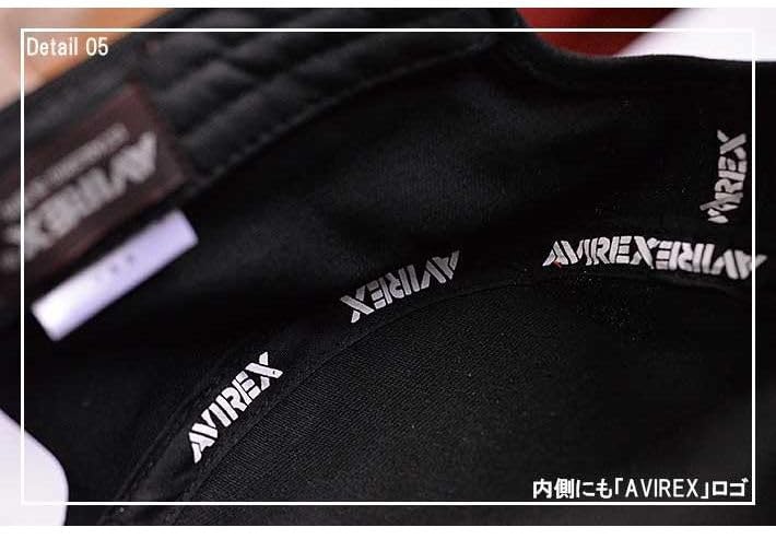 Authentic Avirex Work Large Big American Casual 7992540 18490000 Numbered Cap, Men's Size, Hat, Style, 100% Cotton, (JP, Size, 62.0 Cm, 64.0 Cm, C