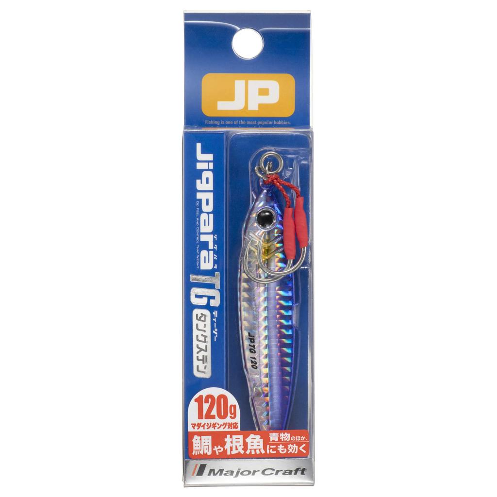 Major Craft Metal Jigpara TG Blue Jig, Tungsten, JPTG-120, Pink, 120g, #4