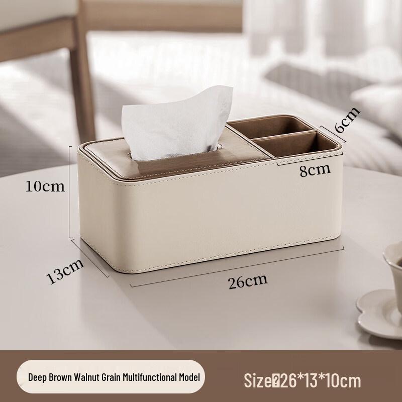LIEI Desktop Multifunctional Tissue Box Organizer