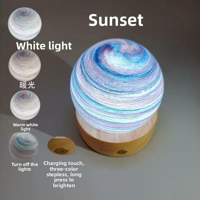 Cool Universe Star Light Planet Night Light Sleep Night with Romantic Atmosphere Student Dormitory Earth Night Light