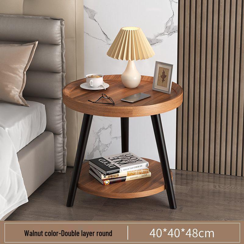 Double-Layer Floor Storage Rack: Perfect for Kitchen, Living Room, Bedroom, Coffee Table, or Bedside; Easy Installation