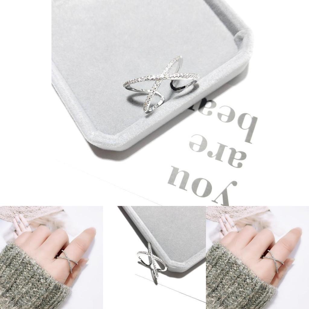 Schicker offener, verstellbarer Ring aus 925er Sterlingsilber für Damen, zarter minimalistischer Stil, ideal für jeden Anlass