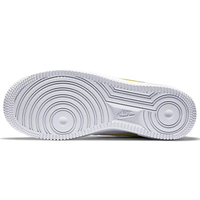 Nike Air Force 1 Low Worldwide White Barely Volt GS Sneakers CN8536-100