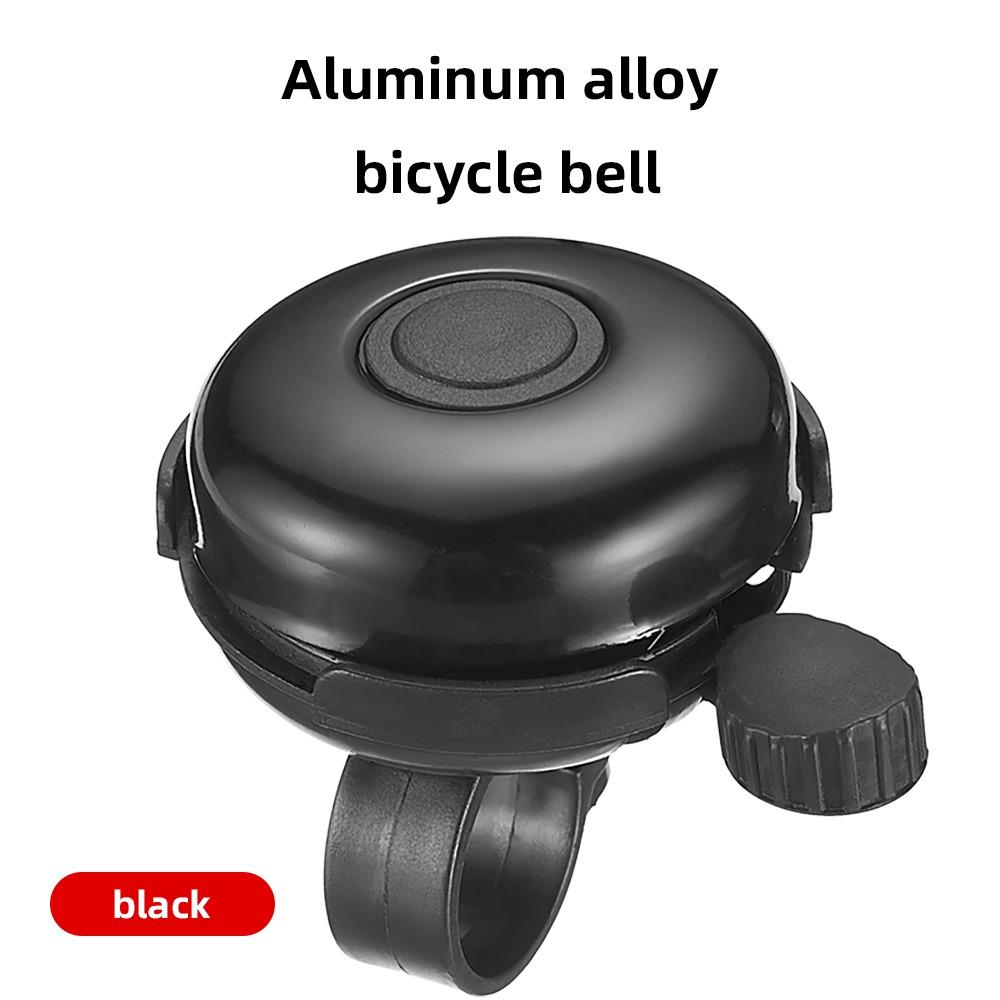 Retro Aluminum Alloy Bicycle Alarm Bell Black Red Blue Silver Lightweight Loud Horn Retro Bells Cycling Handlebar