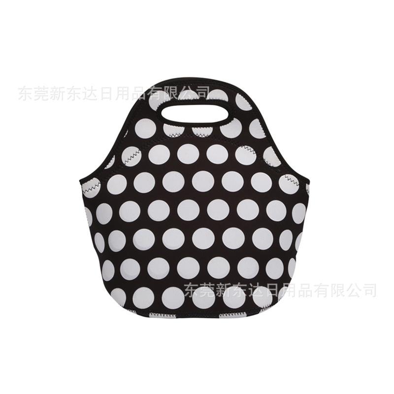 Neoprene Portable Lunch Bag Thermal Insulated Bento Box Tote Cooler Pouch Dinner Container Picnic Kid School Food Storage Bags