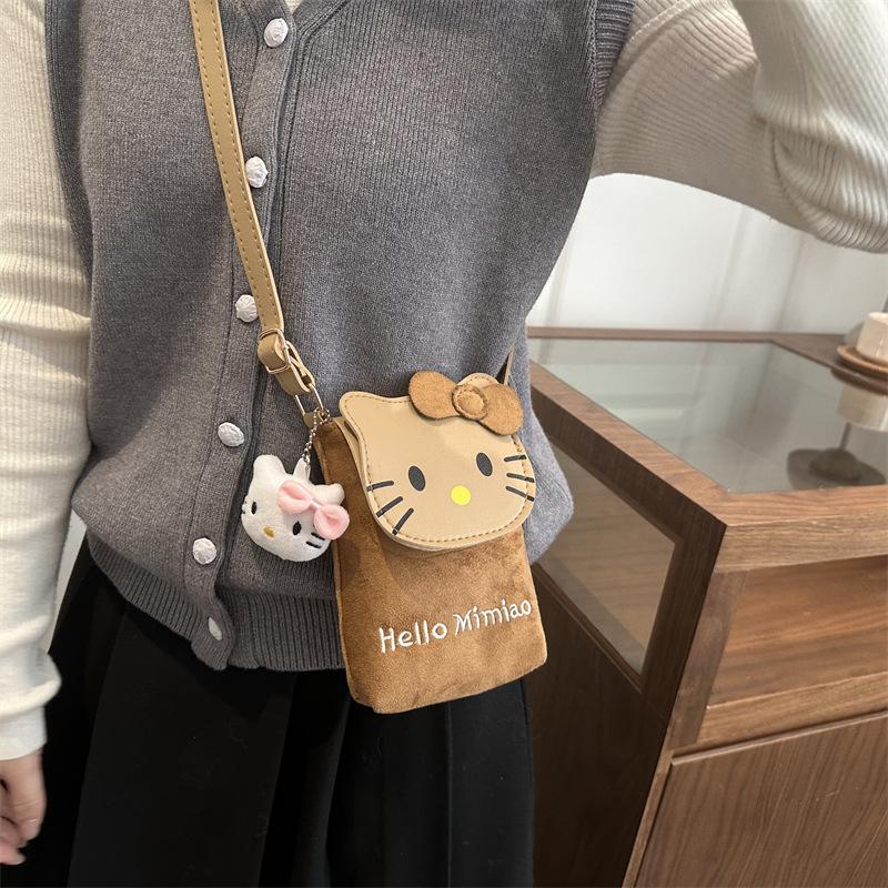 Cute Cat Print Shoulder Bag for Women Leopard Print Crossbody Purse Mini Faux Leather Handbag Trendy Fashion Casual Daily Bag