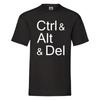 Techie Geek T-Shirt - Ctrl Alt Del Design - Programmer, Developer, Birthday Gift