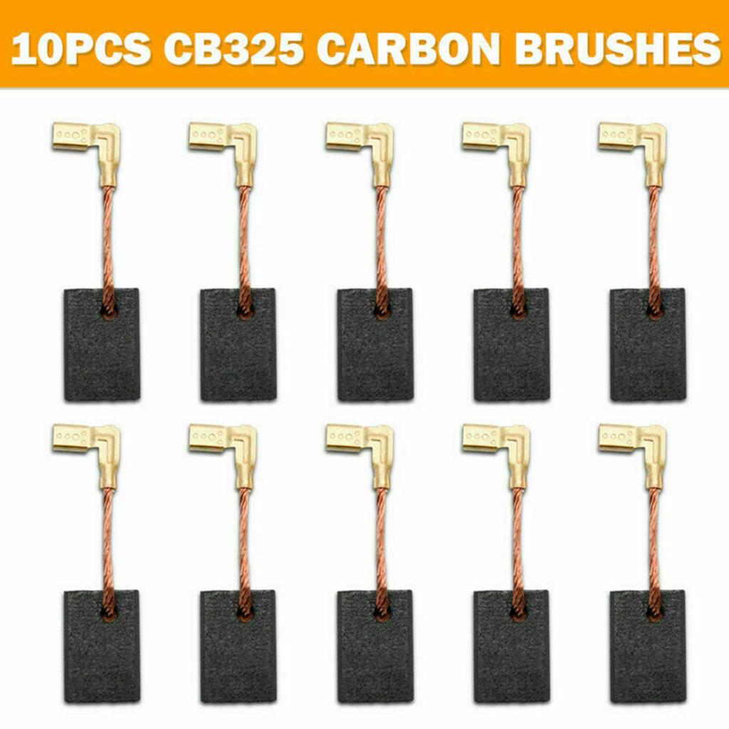 10pcs Carbon Brushes Motor Brush Replacement For Angle Grinder GA5030 CB325 JS1000 GA5030 TM3000C PJ7000 Power Tool Accessories