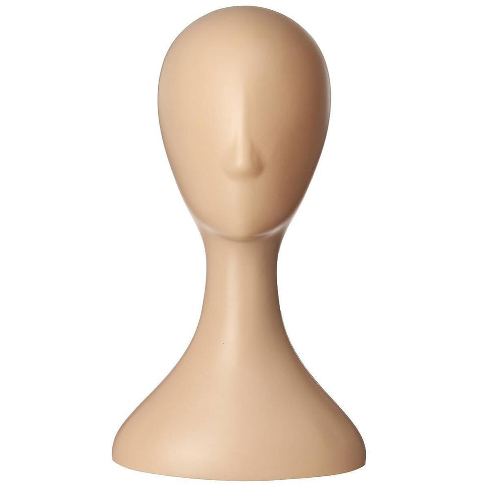 Head Model Fadeless Smooth Surface Plastic Abstract Mannequin Head Wig Hair Display Stand Professional Polystyrene