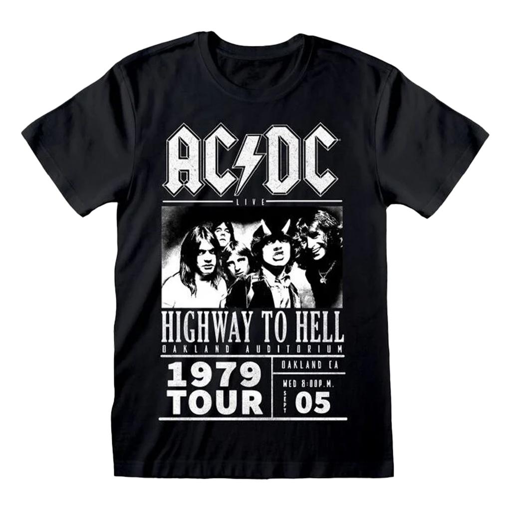 AC/DC Unisex Adult Highway To Hell 1979 Tour T-Shirt